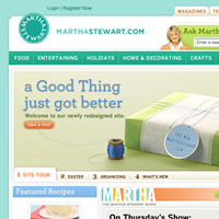 Martha Stewart's Web site